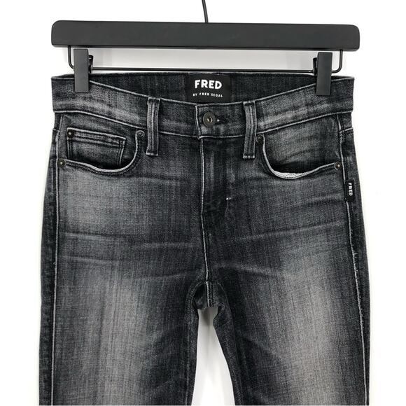 FRED SEGAL Perfect Skinny Jean Washed Black 24 - Picture 2 of 10
